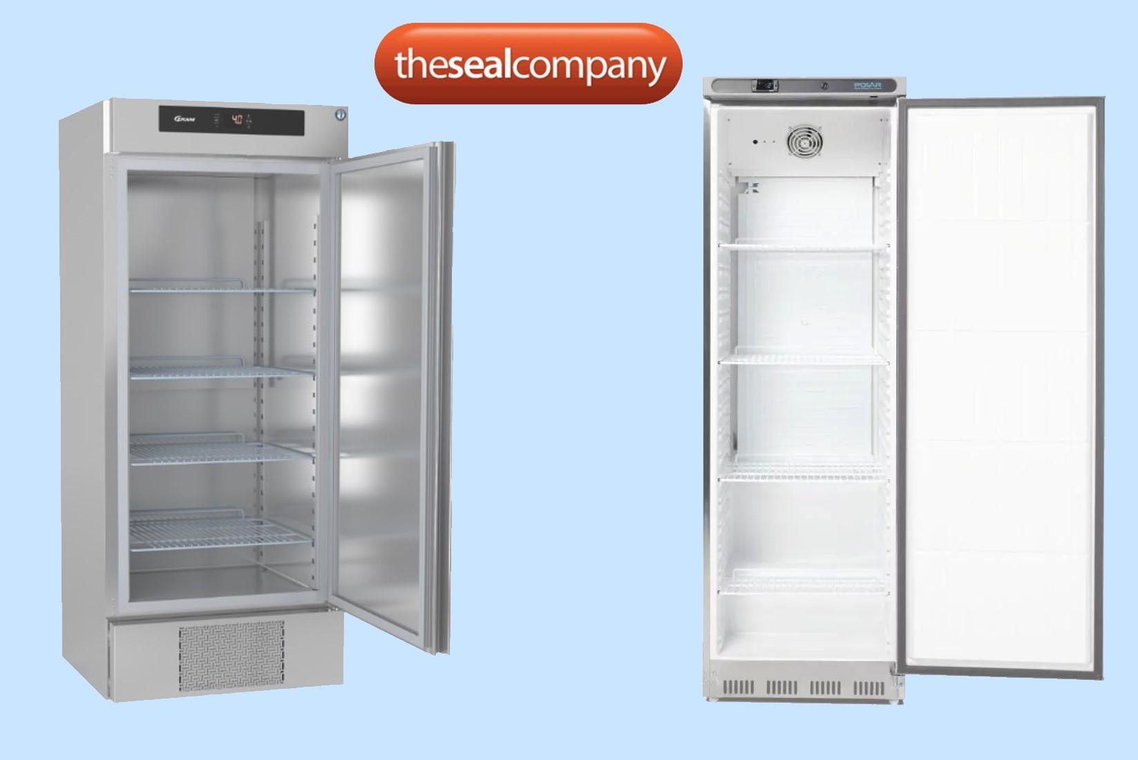 2 Perfectly maintained fridges, with new Fridge Door Seals