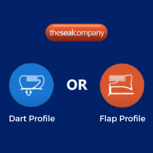 Flat or Dart Profile Fridge seal